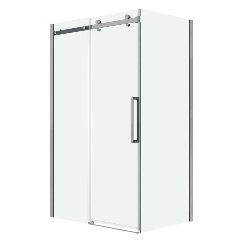 Душевое ограждение Grossman Classic 100.K33.04.160.10.00-200.K33.04.80.10.00 (160х80х195) раздвижная,хром,стекло прозрачное,2 места