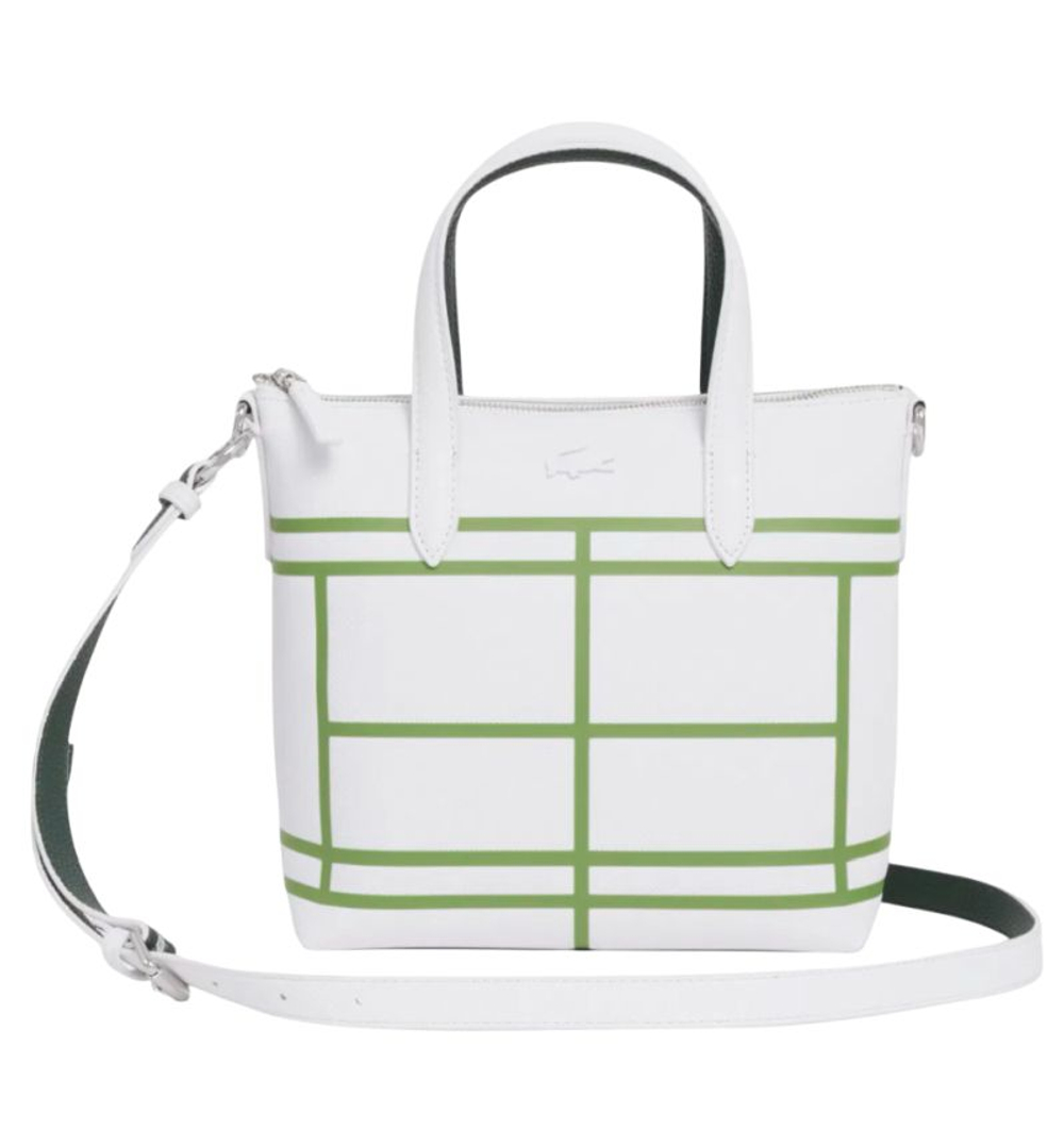 Спортивная сумка Lacoste Mini Anna Reversible Zipped Tote - white