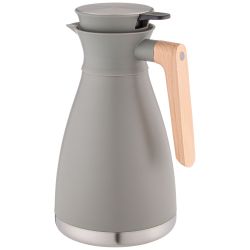 ВАКУУМНЫЙ КУВШИН (ТЕРМОС) AGNESS ИЗ НЕРЖ.СТАЛИ 1,5Л ЦВЕТ СЕРЕБРО