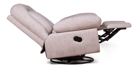 Кресло-реклайнер Клим, с функцией глайдера и вращением на 360 гр.