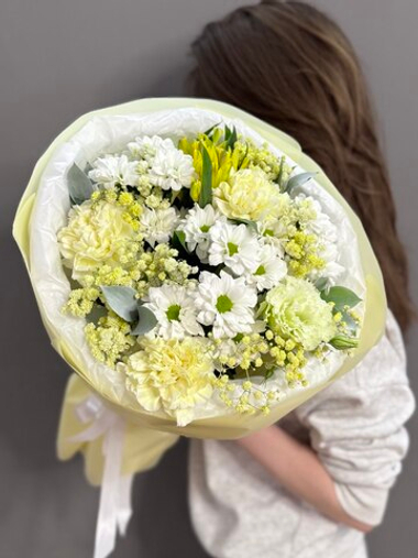 Букет в лимонной гамме