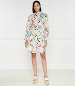 кожаная сумка-мессенджер Michael Kors - белый(32S3GR0C1L)