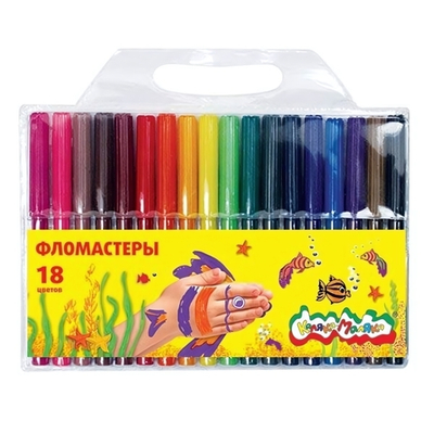 Фломастеры 18 цв. (Каляка-Маляка)