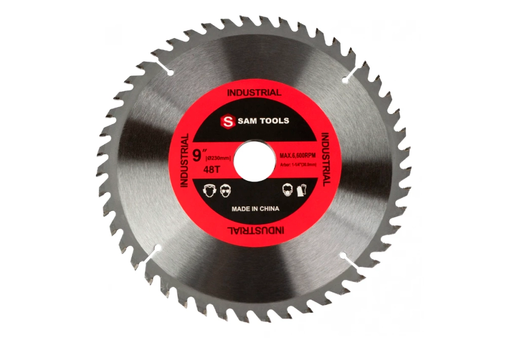 Диск пильный по дереву 230х30 мм 48 зубьев