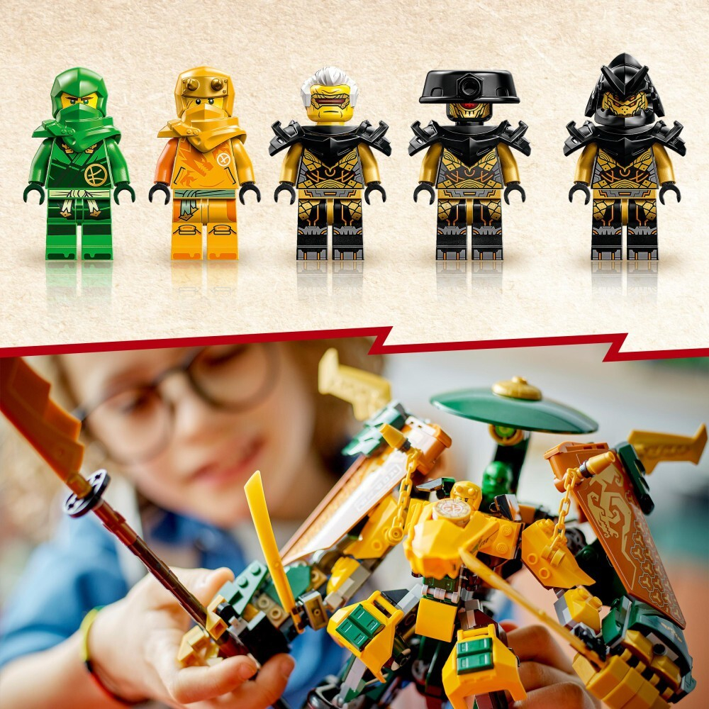 LEGO Ninjago — Механическая команда ниндзя Ллойда и Арина 71794 / артикул   71794  / GTIN 5702017413082