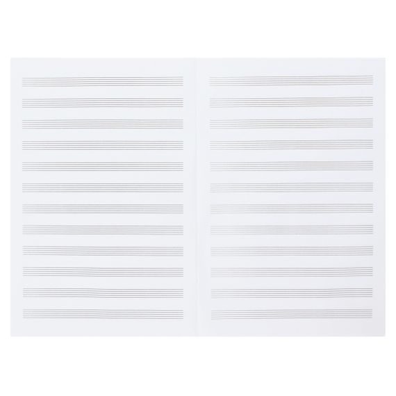 Not dəftəri \ Music book  \Тетрадь для нот, Простая мелодия-1, А4, 24 листа