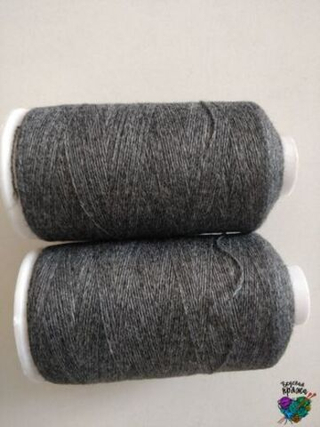 Графит, арт. 21, Кашемир 100% в бобинах
