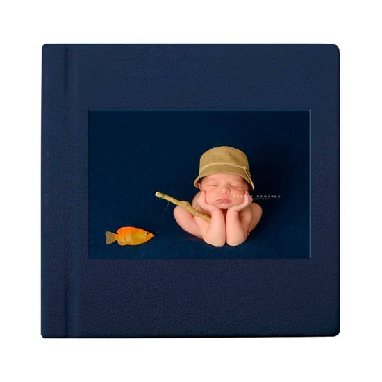 20х20 фотокнига с фото-вставкой (все цвета эко-кожи внутри)