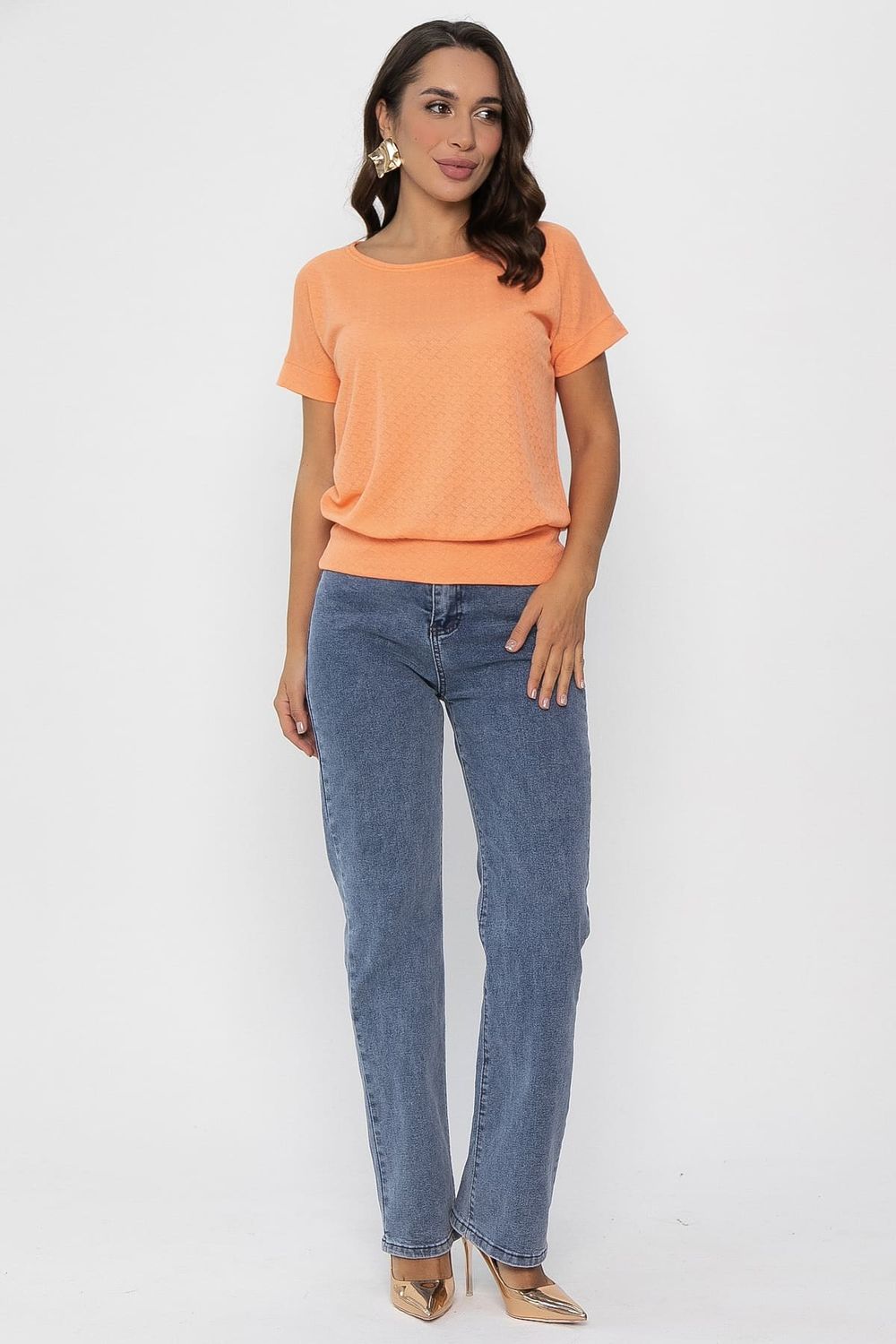 Блуза Нарния (оранжевая) Б14088-3М LT Collection