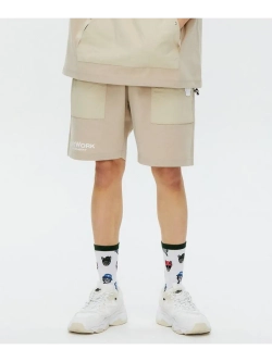 Шорты с нашитыми карманами