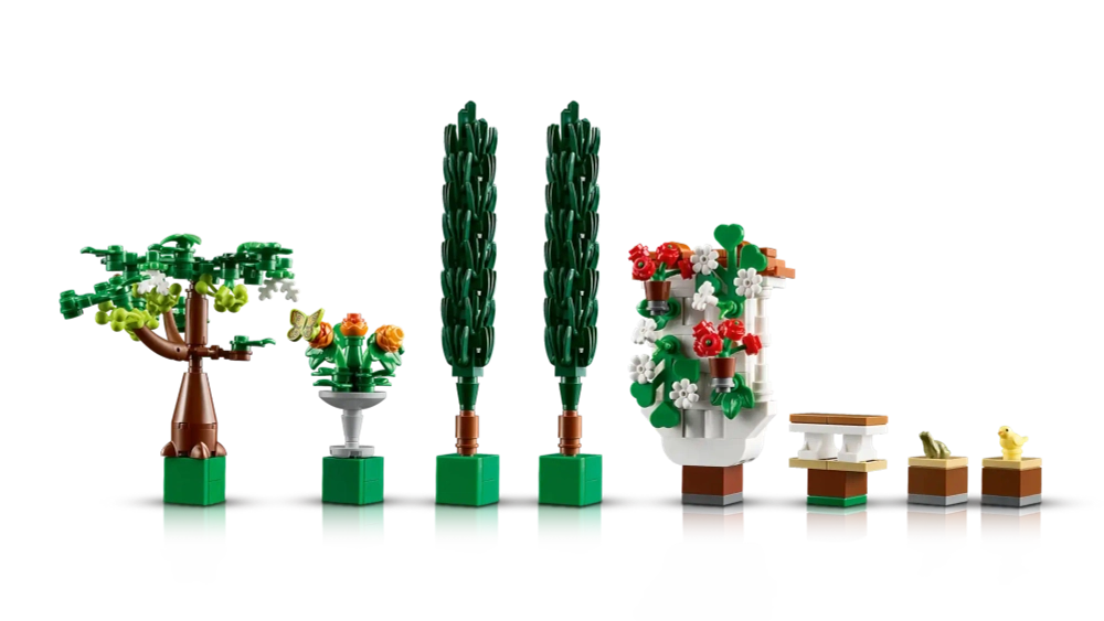 Конструктор LEGO Icons 10359 Сад с фонтаном