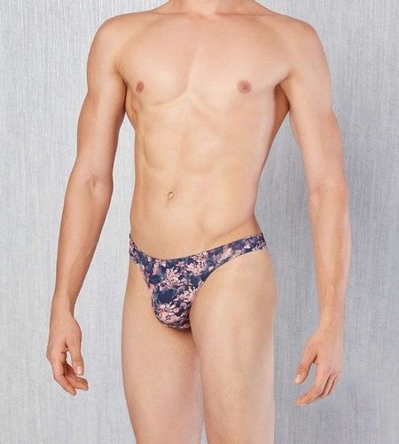 Мужские трусы тонги Doreanse темно-синие с принтом 1316 Мужские трусы тонги Doreanse темно-синие с принтом 1316