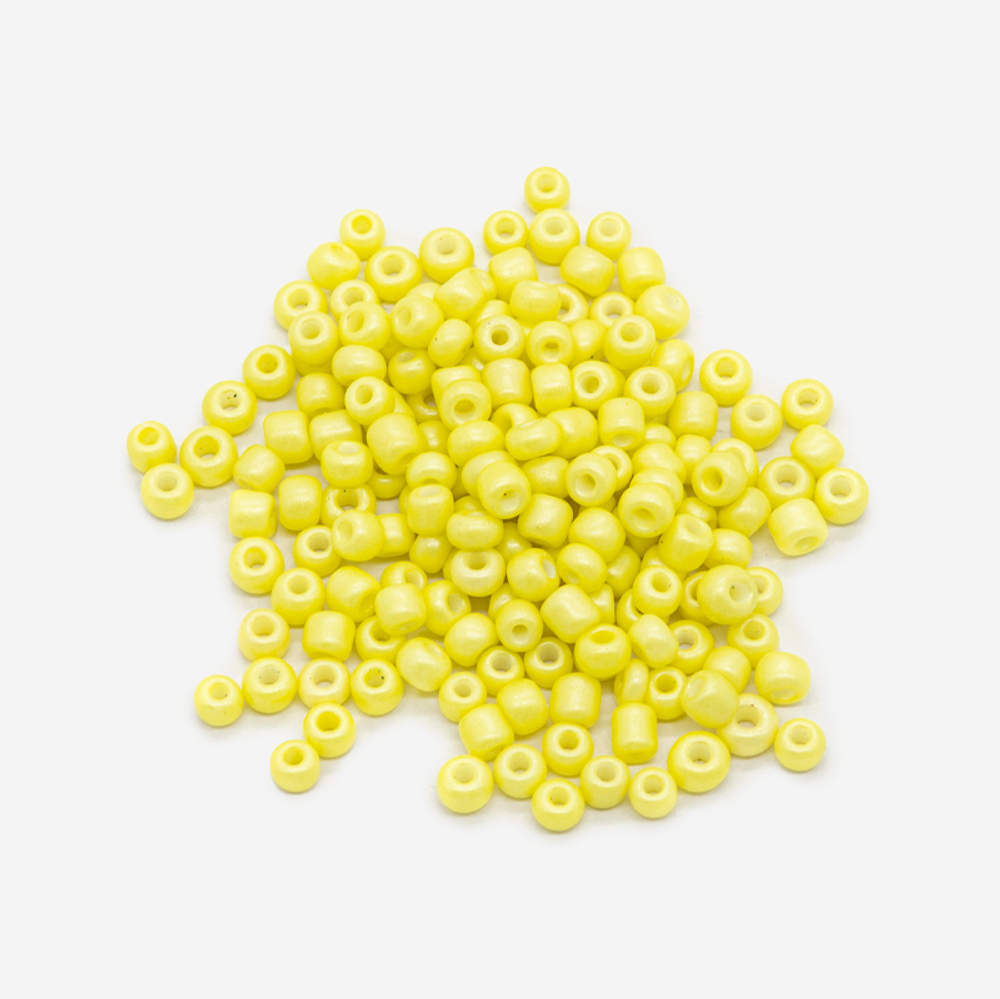 Бисер крафтовый, 4мм, оттенок №203 "Shiny Pear"