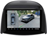 Магнитола для Renault Koleos 2008-2016 - Teyes CC3-2K-360 на Android 10, 2K QLED, 6Гб+128Гб, CarPlay, 4G SIM-слот, 4 камеры в комплекте