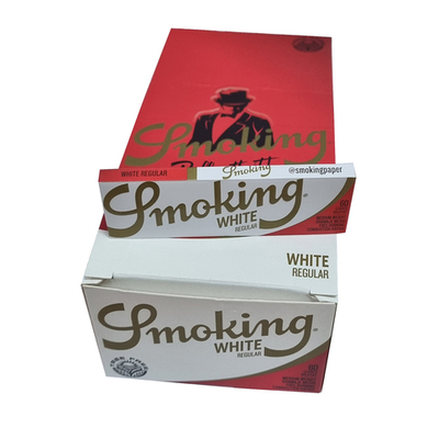 Бумага для сигарет блок "Smoking" White 60л*50шт