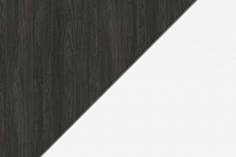 Стойка администратора DESK с тумбой на колесах Морское дерево Карбон/Белый снег