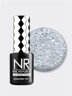 NR Топ матовый DIAMOND TOP №5 с шиммером MATTE, 10мл