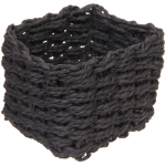 Корзинки интерьерные для хранения 3шт в наборе «ФРАТТО», цвет черный, 13*10/17*12/20*14см (лейбл)