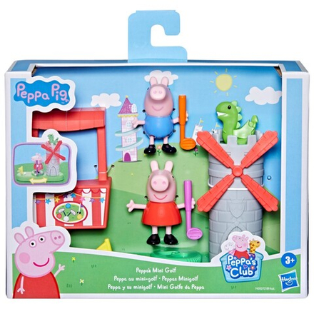 Hasbro F2189 F4392 — Игровой набор мини-гольф с 2 фигурками Свинка Пеппа F4392