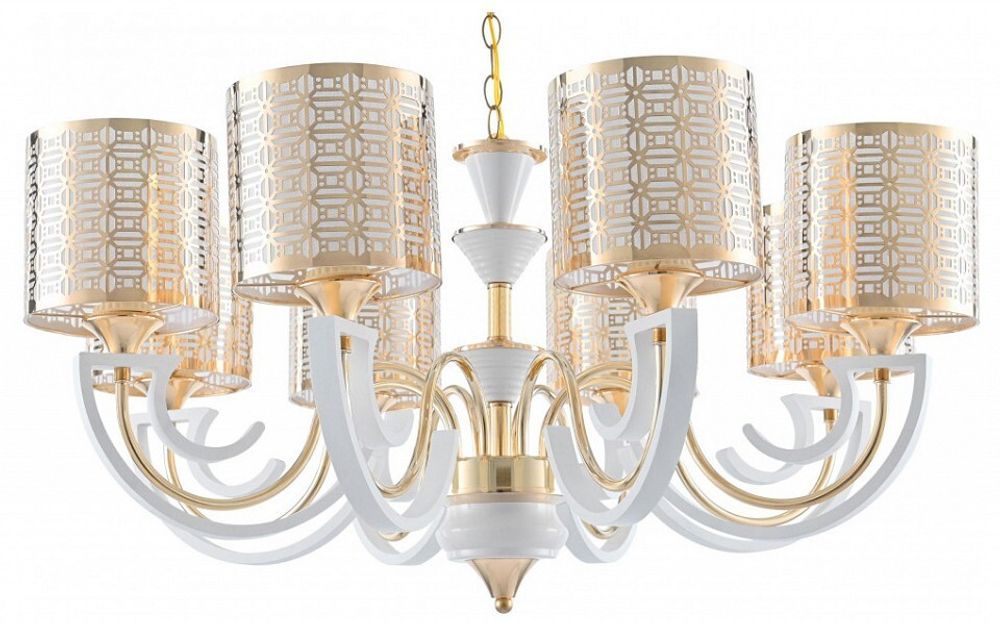 Подвесная люстра Arte Milano Florentia-8857 308857/8 Wh/Gd
