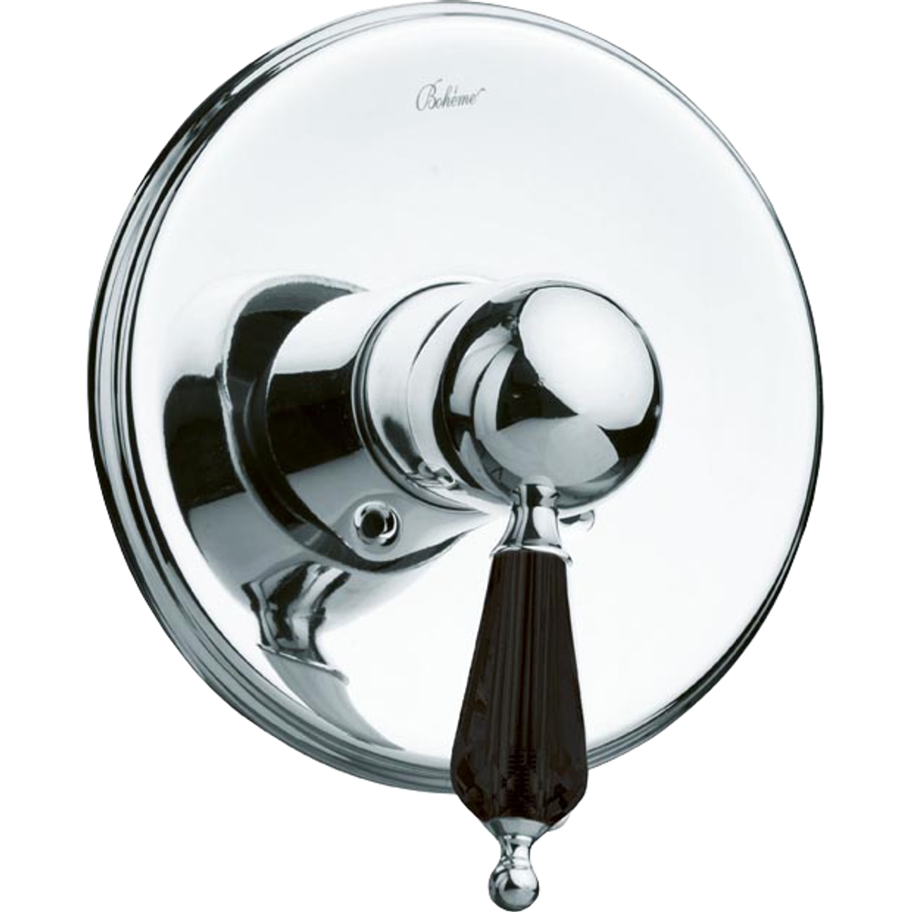 Смеситель для душа Boheme Tradizionale Nero 245 С ВНУТРЕННЕЙ ЧАСТЬЮ, хром
