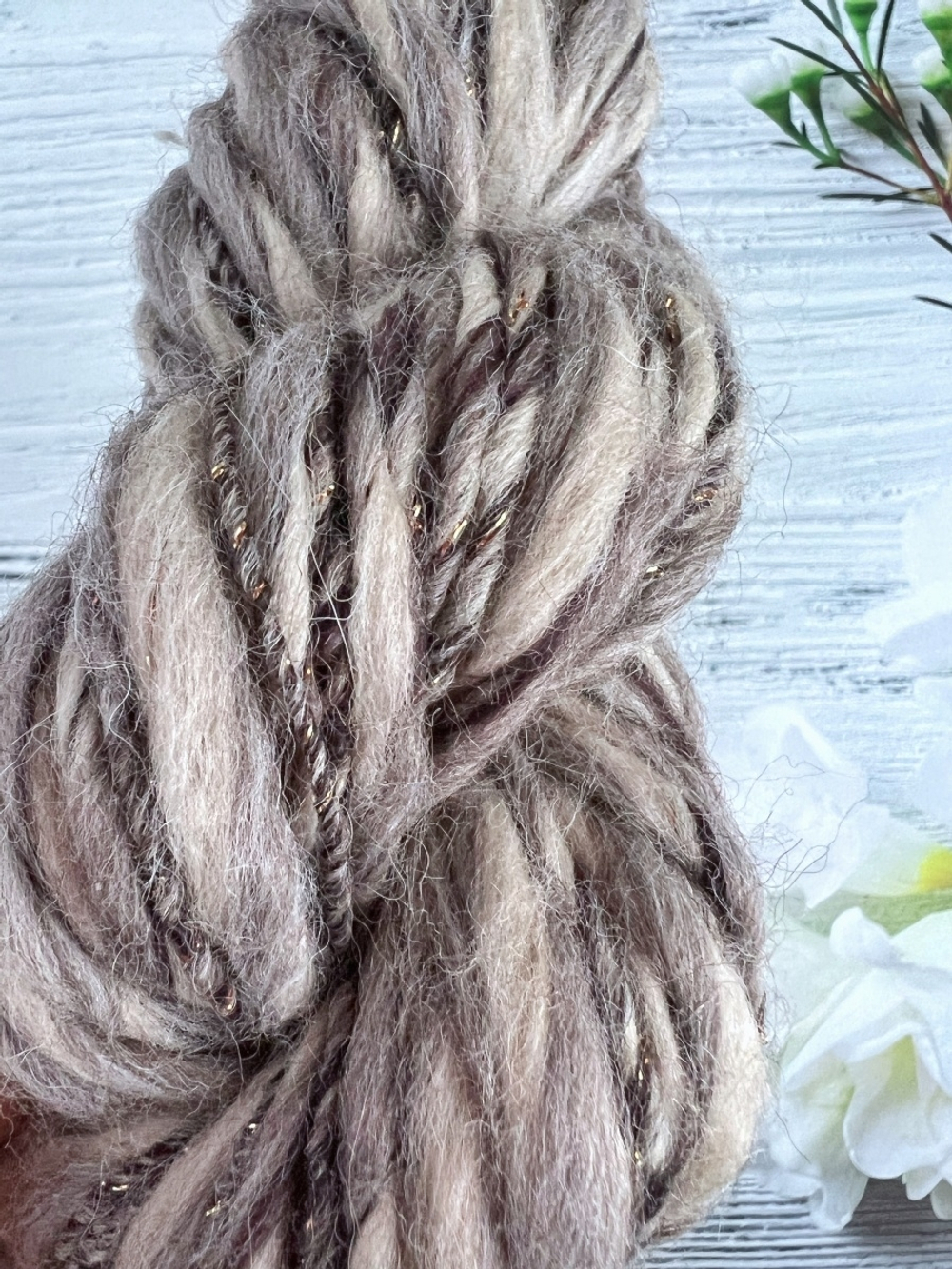 Трикотажная пряжа для вязания MORELINO толстая шишибрики