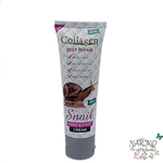 Восстанавливающий крем для рук и ног PEI MEI COLLAGEN SNAIL Hand & Foot Cream против трещин с Коллагеном и экстрактом улитки, 80 мл.