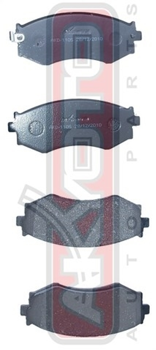 Колодки тормозные дисковые передние AKYOTO AKD1105