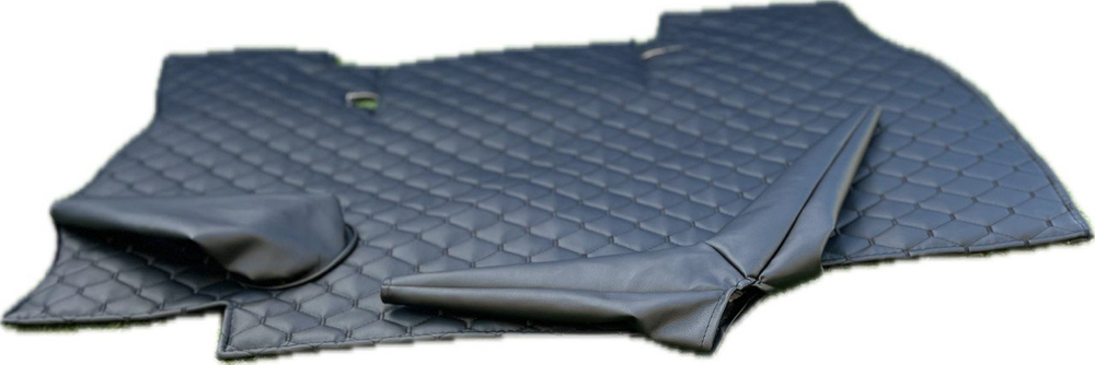 Коврик под рычаги КПП УАЗ 452, 3303 (чёрная нить Рубин)