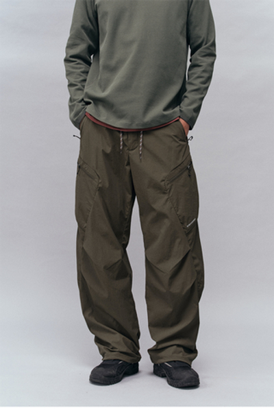 Брюки Nothomme Monterest Outdoor Retro Water-Repellent Multi-Pocket Drawstring Brown