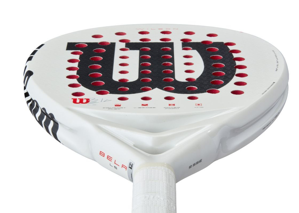Ракетка для Padel Wilson Bela LS V3 Padel 2 - black/red
