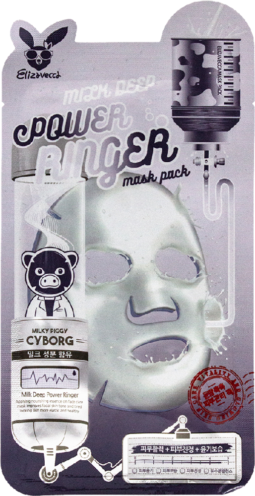 Elizavecca Power Ringer Mask Pack Red Ginseng Deep маска с женьшенем