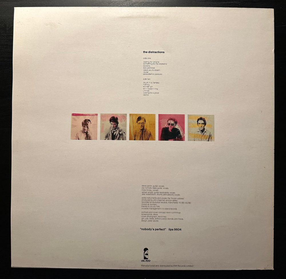 The Distractions - Nobody's Perfect (Англия 1980г.)