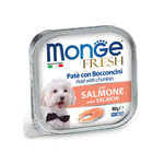 Влажный корм консервы для собак с лососем Monge Dog Fresh 0,1кг