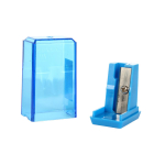 Точилка с контейнером, 1 отверстие, 4 цвета микс, 6*2, 5*1, 8см