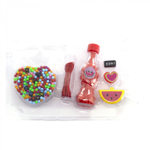 Набор для создания украшений-бусины Alingar, 200х120х35мм, "Watermelon", 3 вид. бус., подвес., 1х2,7 м резинка, карт. уп., европод.