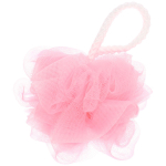 Мочалка детская полипропиленовая в красочной коробке «KARAPPPUZ House», цвет розовый, d - 10см,30гр