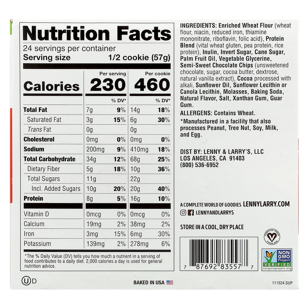 Lenny & Larry's, The Complete Cookie®, Big Time Brownie, 12 видов печенья, 113 г (4 унции)