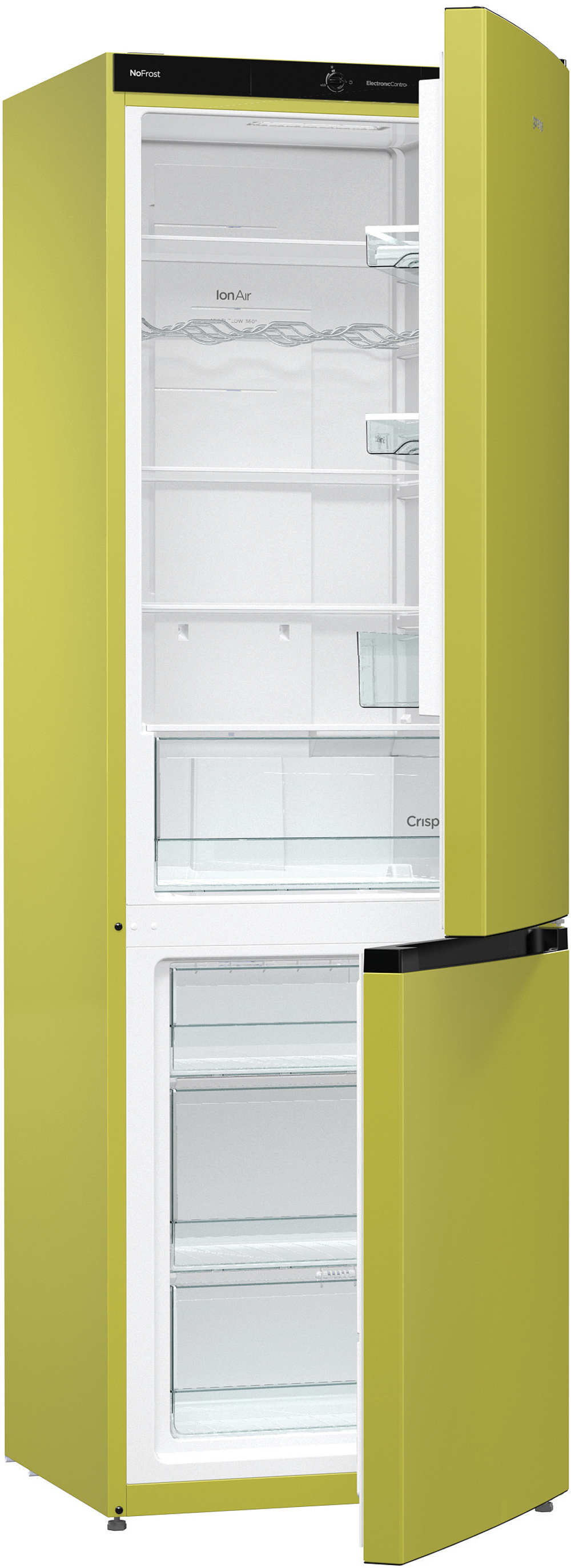 Отдельностоящий двухкамерный холодильник Gorenje NRK6192CAP4