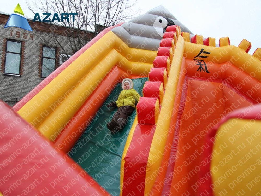 Батут-горка "Шаолинь"