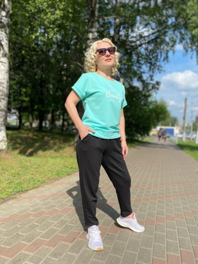 Штаны женские "БР-97 Ф.П" длина 7/8 (99) черный