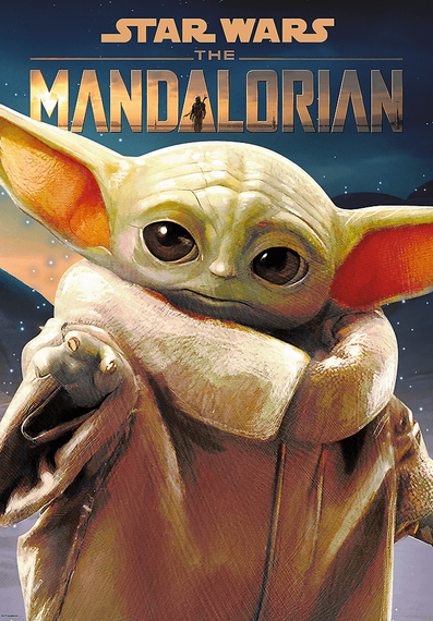 Puzzles - "1000 Premium Plus" - Grogu_FSC Mix 70% / Lucasfilm Star Wars The Mandalorian