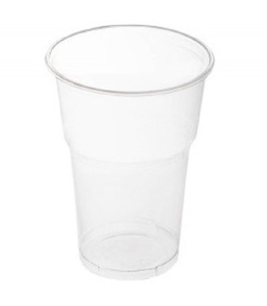 Стаканы пластиковые 500 мл 5,5г Эконом прозрачные (50/1200шт)