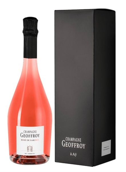 Шампанское Geoffroy Rose de Saignee Brut Premier Cru gift box, 0,75 л.