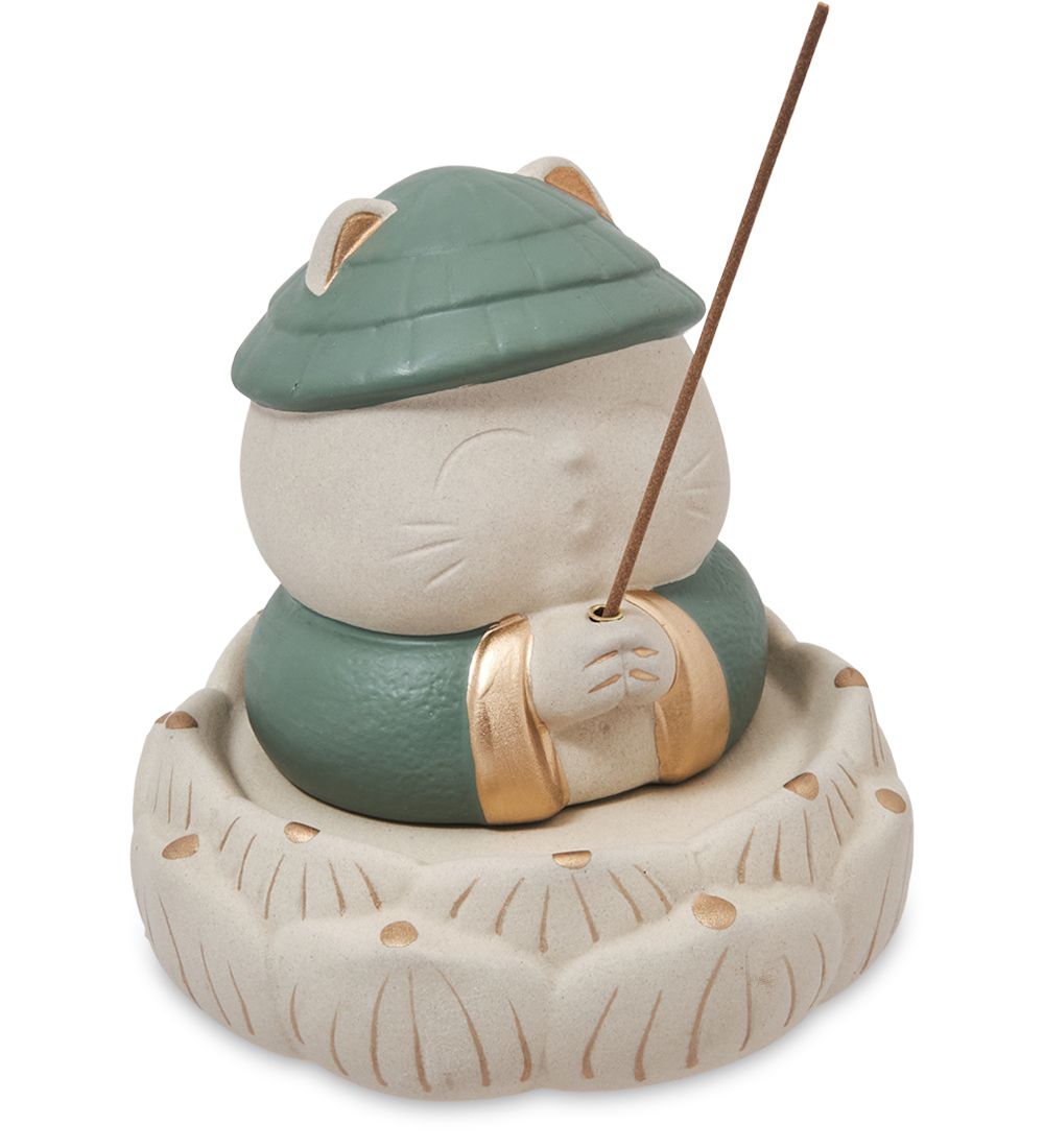 Lucky Cats KT-31/2 Подставка для благовоний «Кот»