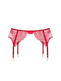 пояс для чулок Opium red красный