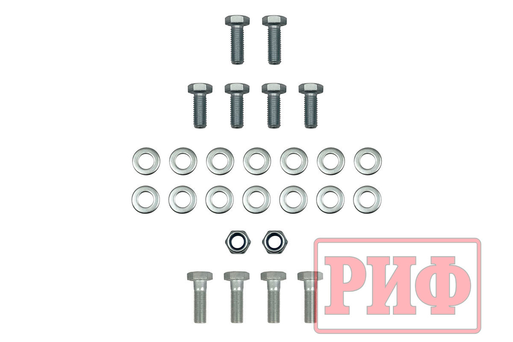 Бампер силовой задний Toyota Land Cruiser Prado 150 c квадратом под фаркоп РИФ