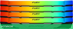Оперативная память Kingston Fury Renegade RGB Gaming RTL DDR4 4x32GB (KF436C18RB2AK4/128)