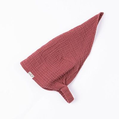 Muslin kerchief with elastic band - Marsala