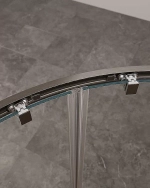 Душевой уголок Cezares Molveno 90x110 RH-2-110/90-C-GM-IV стекло прозрачное/профиль матовая оружейная сталь